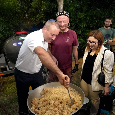 רחובות חגגה את יום העולה: מאות משתתפים, קסמים באוויר וטעם של בית