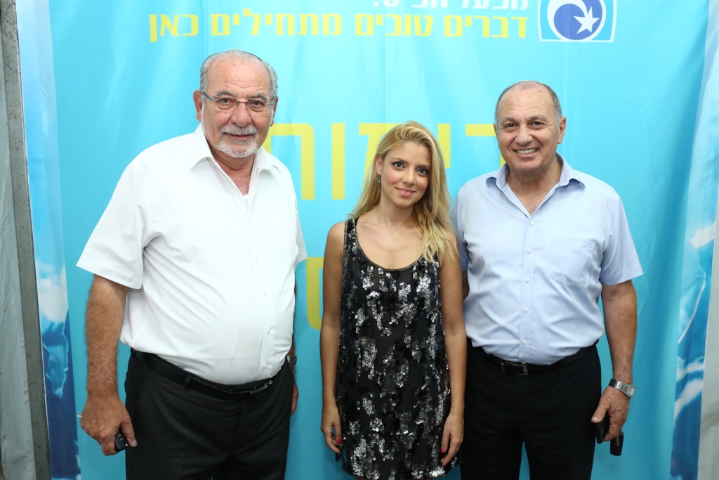 פתיחת מרכז וייסגל. מימין דדון, מימון ומלול