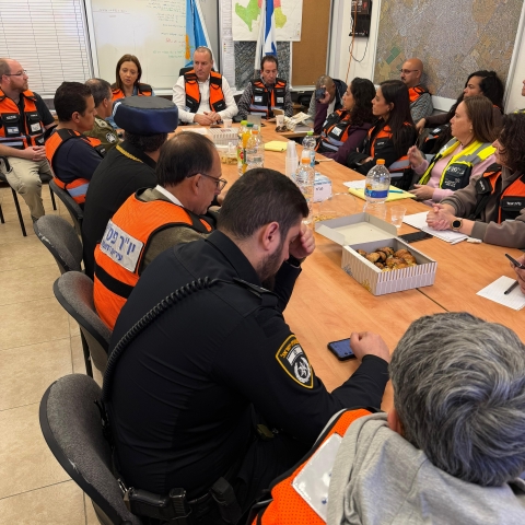 משמעת אזרחית מצילת חיים: בהערכת מצב שהתקיימה הבוקר שבחו את התנהלותם האחראית של תושבות ותושבי רחובות בערב פורים
