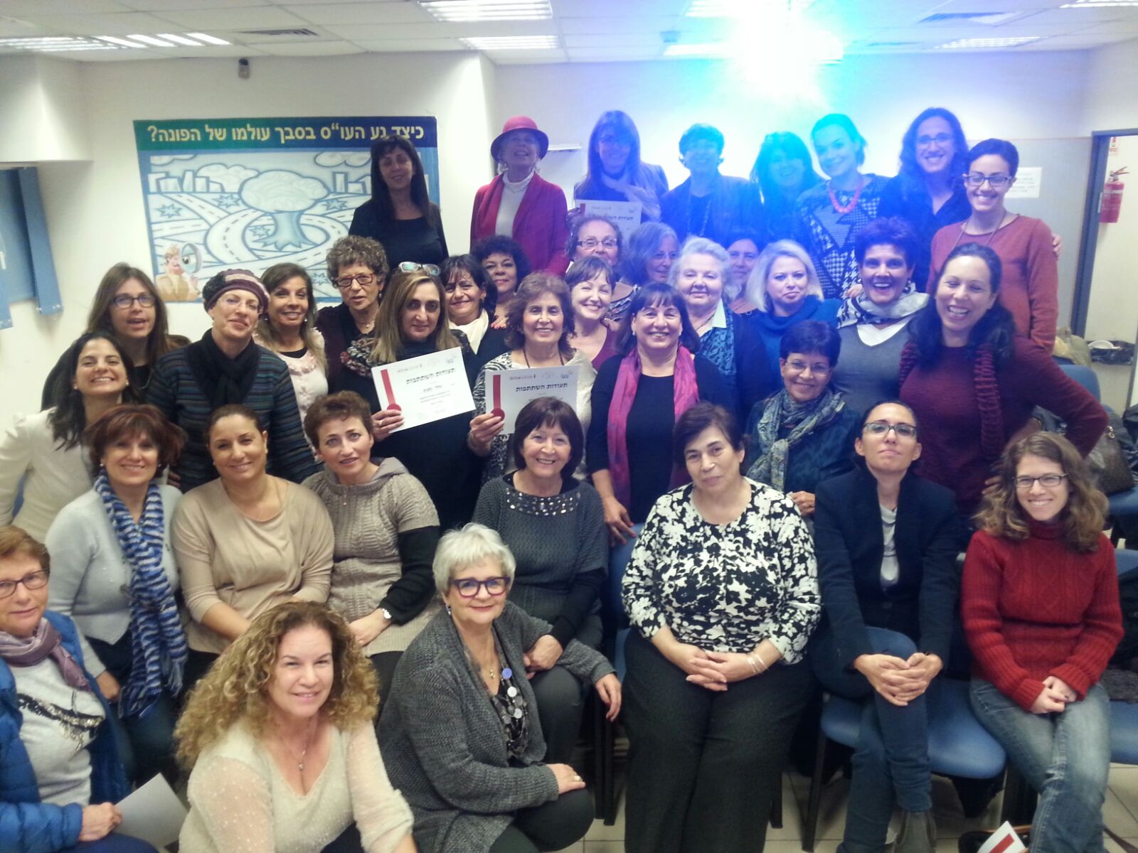 33 הנשים שסיימו בהצלחה קורס כלכלה מגדרית
