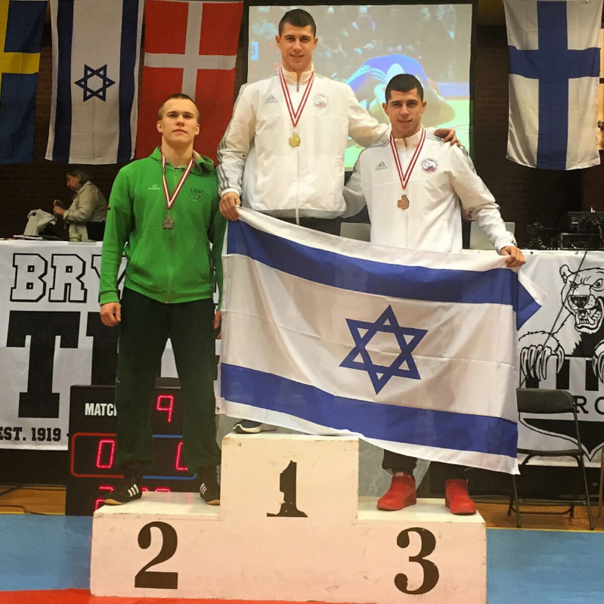 2 מדליות למתאבקים מרחובות בתחרות בינלאומית בדנמרק 
