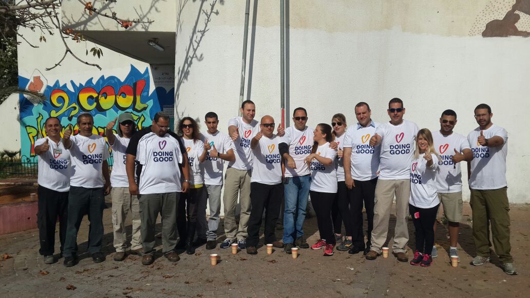 יום מעשים טובים בקריית משה לקידום נוער - 2015