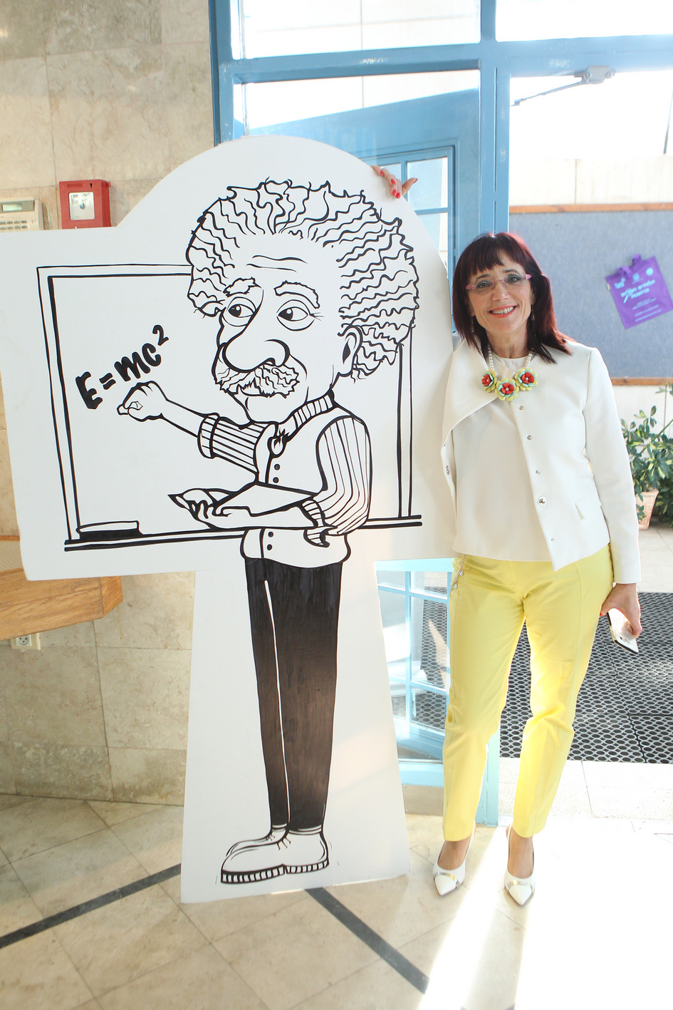 תמונה מהכנס מדעי טכנולוגי לתלמידי ה'-ט'