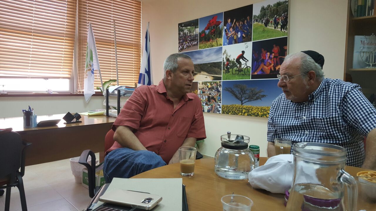 עם ראש המועצה האזורית אשכול