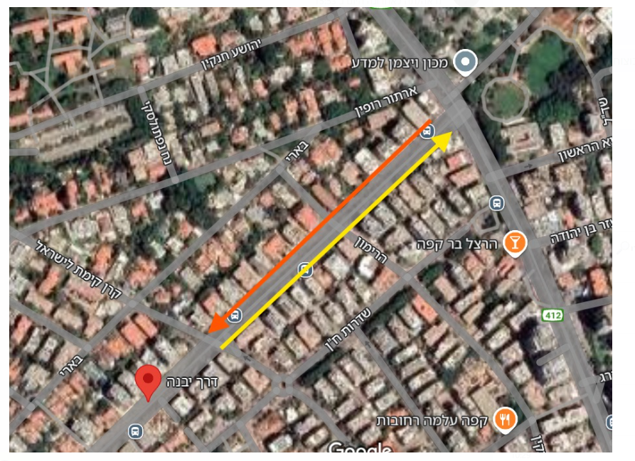 עבודות תשתית ברחוב דרך יבנה