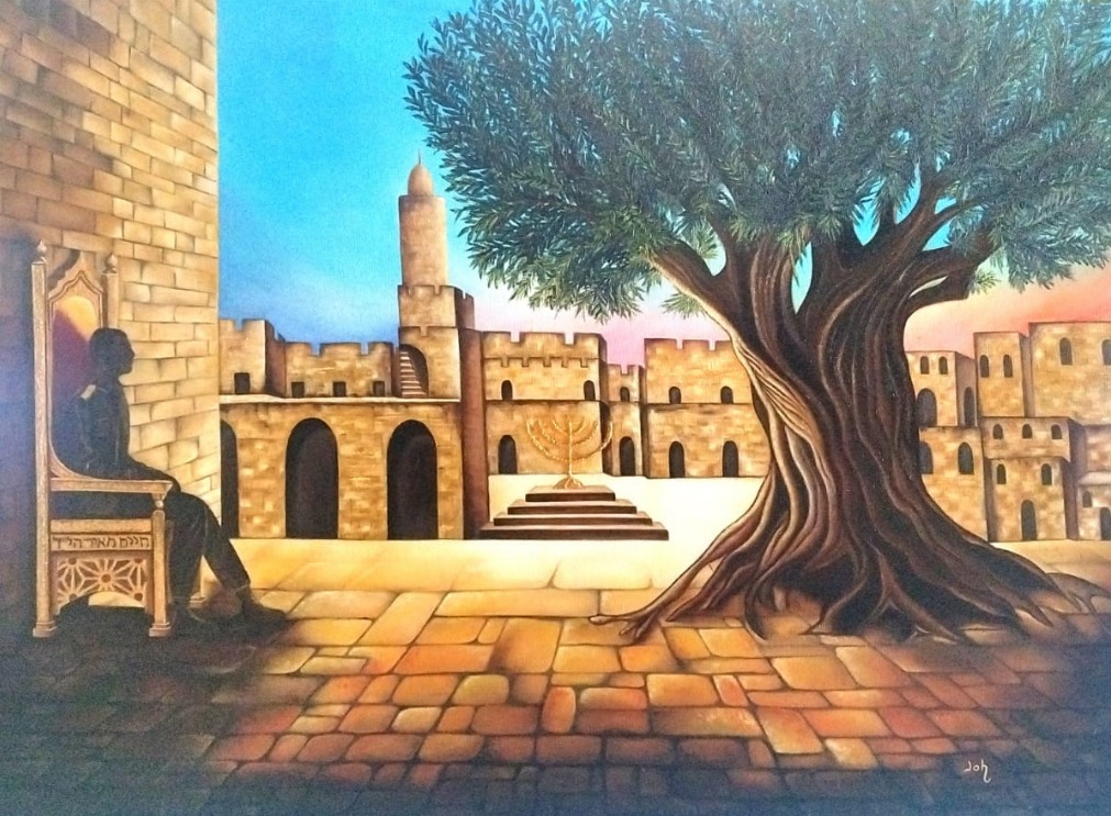 ציור של האמנית גואנה טייב